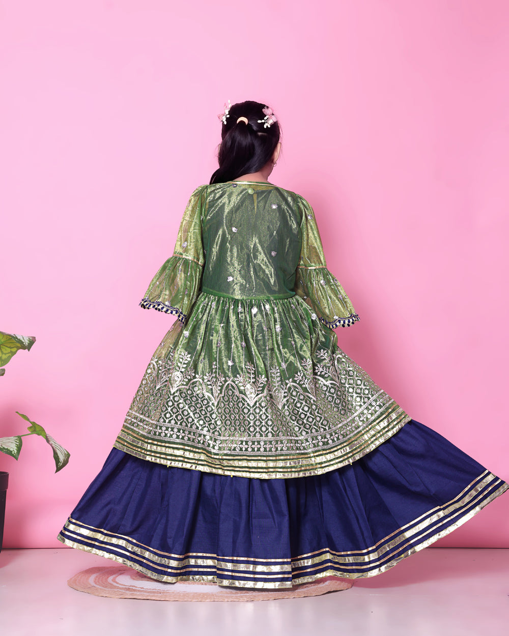 Baby Girls Lehenga Choli Ethnic Wear, Embellished Lehenga Choli