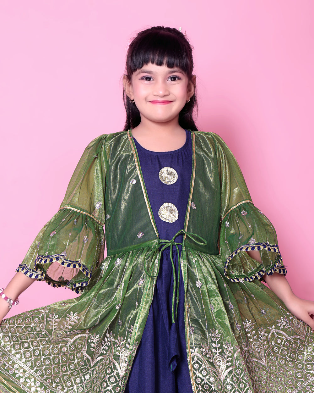 Baby Girls Lehenga Choli Ethnic Wear, Embellished Lehenga Choli