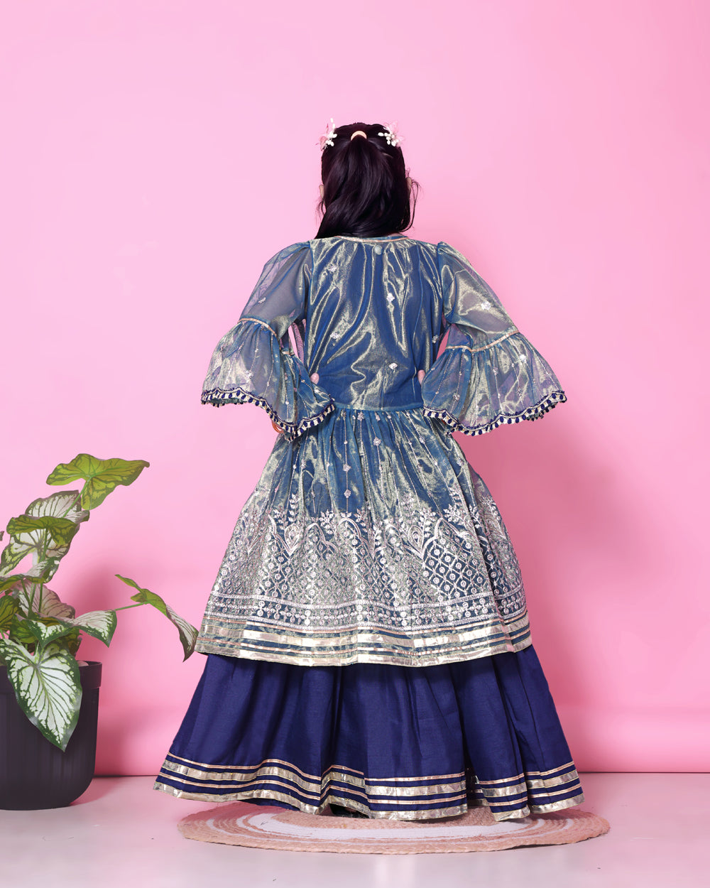 Baby Girls Lehenga Choli Ethnic Wear, Embellished Lehenga Choli