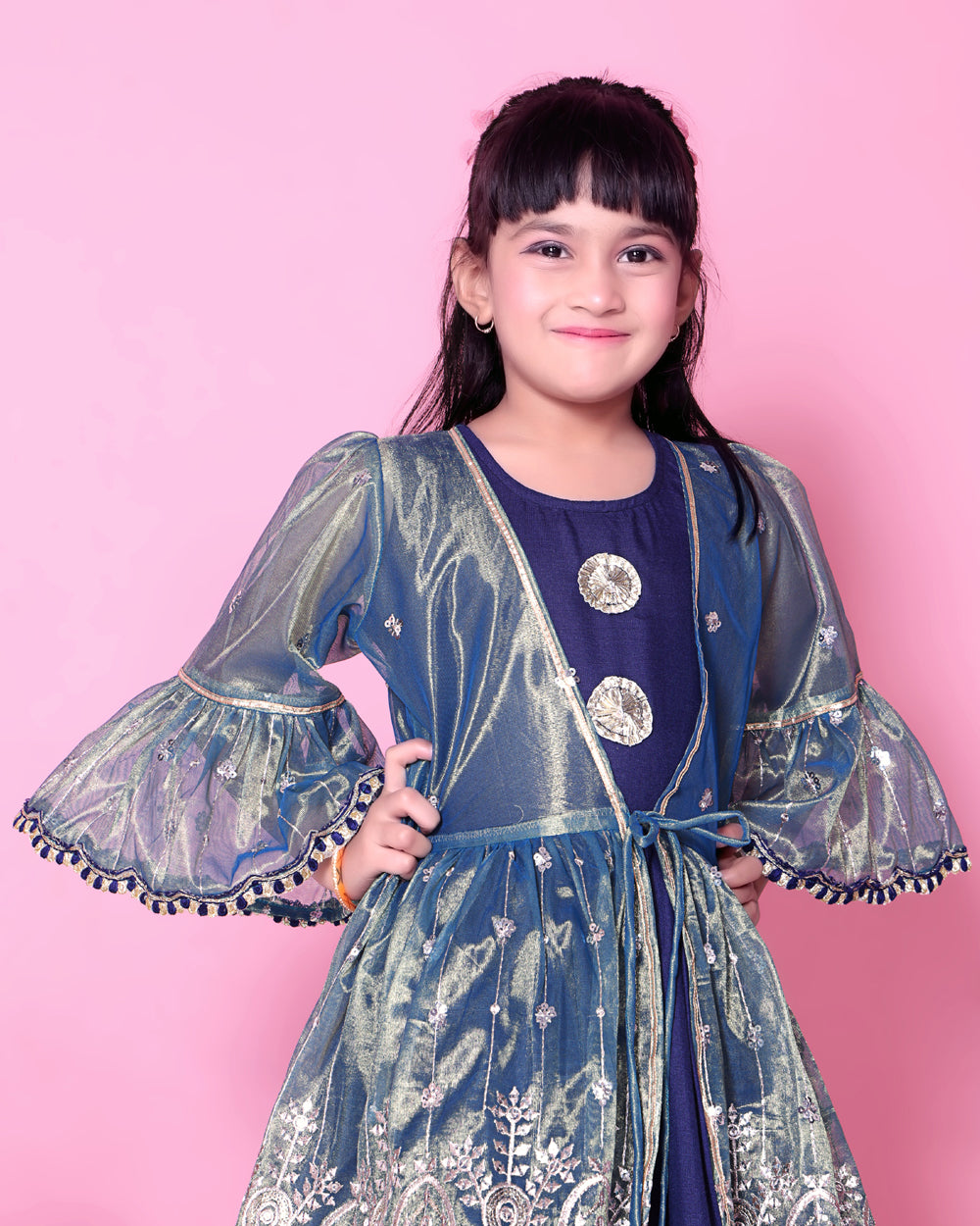 Baby Girls Lehenga Choli Ethnic Wear, Embellished Lehenga Choli