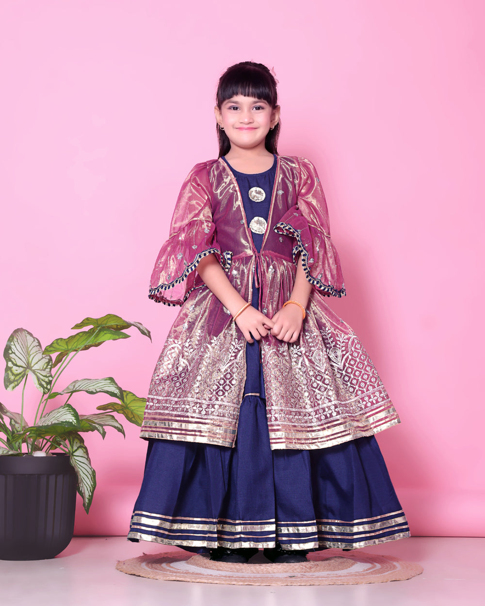 Baby Girls Lehenga Choli Ethnic Wear, Embellished Lehenga Choli