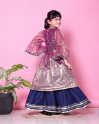 Baby Girls Lehenga Choli Ethnic Wear, Embellished Lehenga Choli