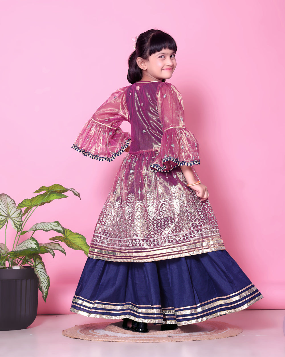Baby Girls Lehenga Choli Ethnic Wear, Embellished Lehenga Choli