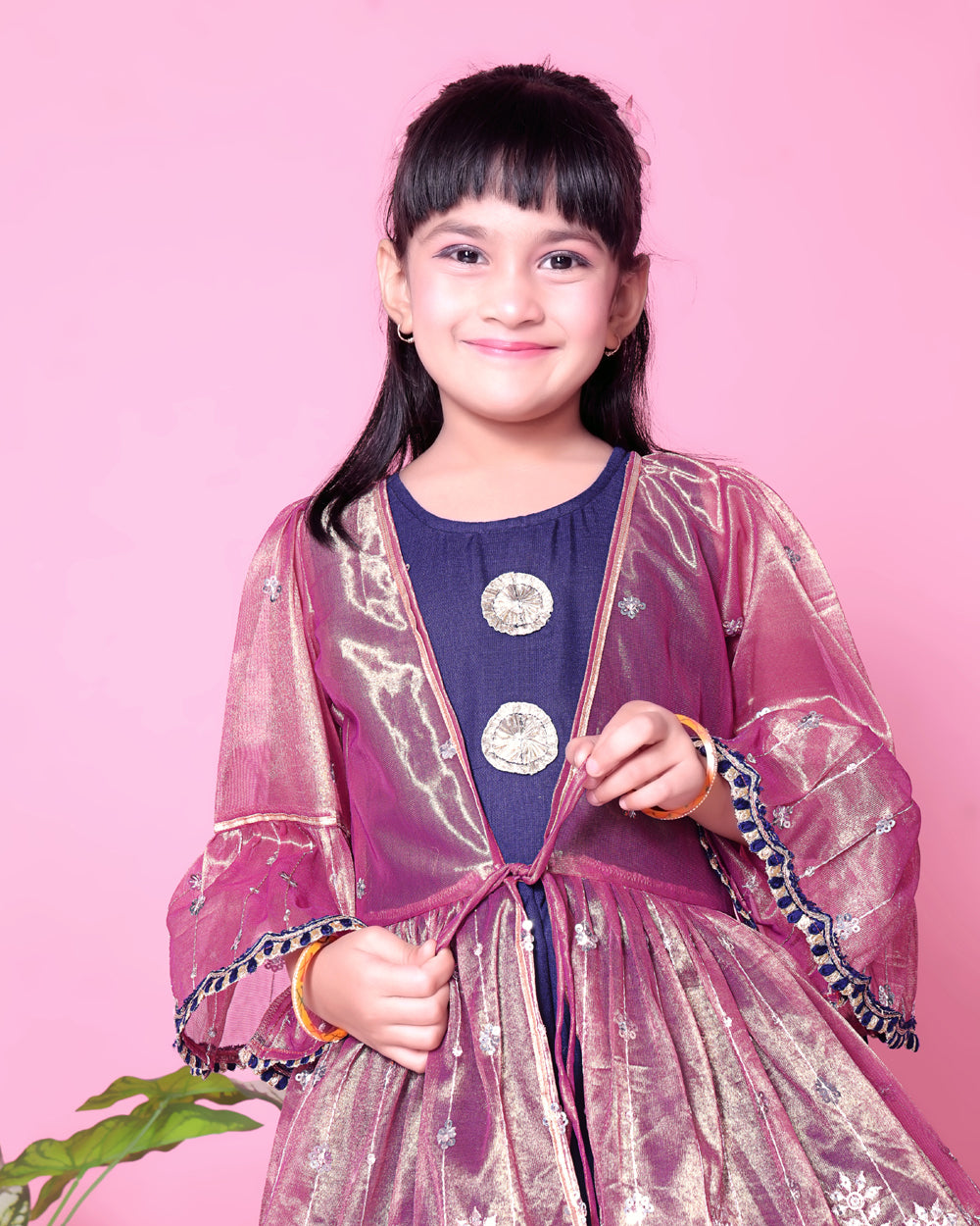 Baby Girls Lehenga Choli Ethnic Wear, Embellished Lehenga Choli
