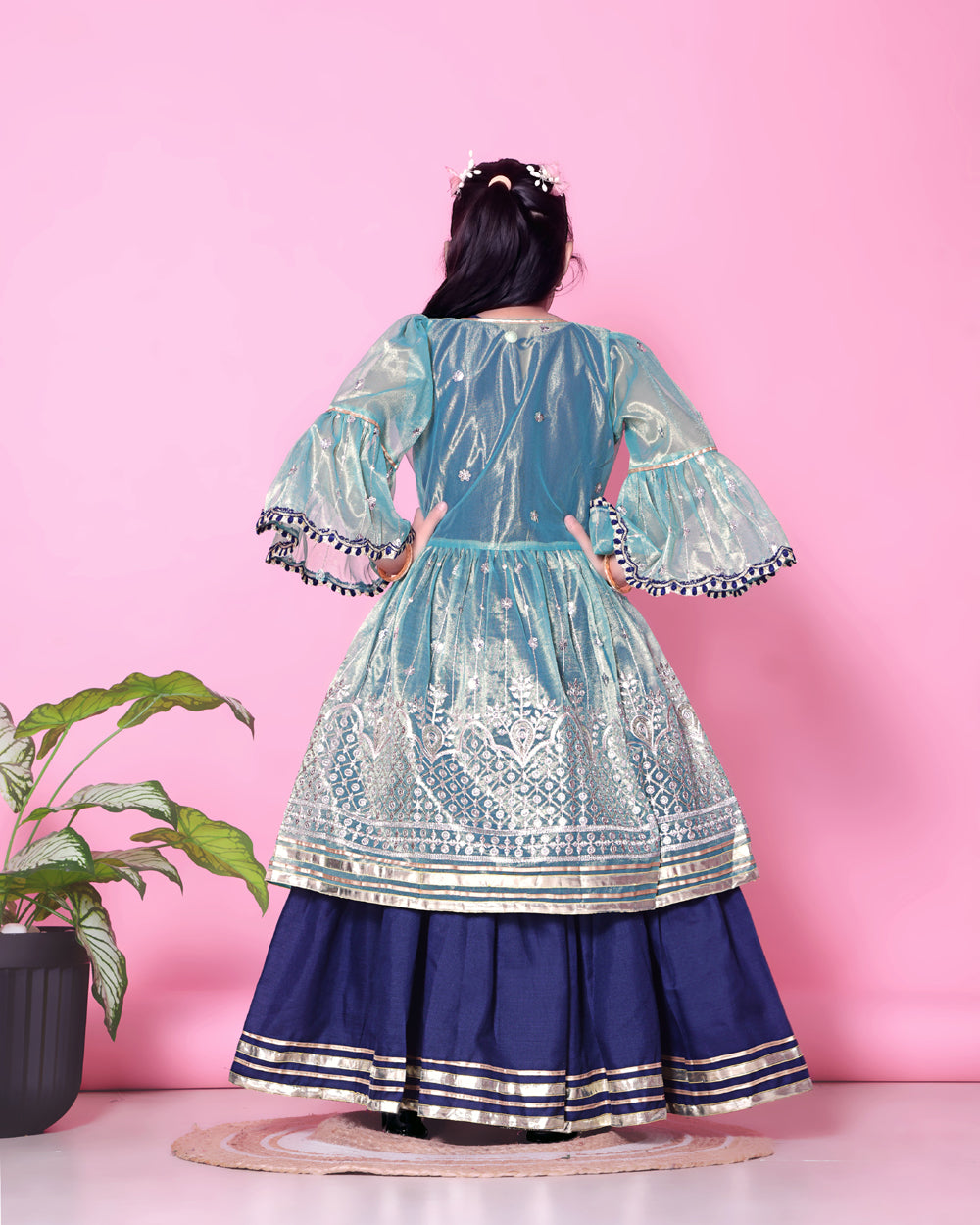 Baby Girls Lehenga Choli Ethnic Wear, Embellished Lehenga Choli