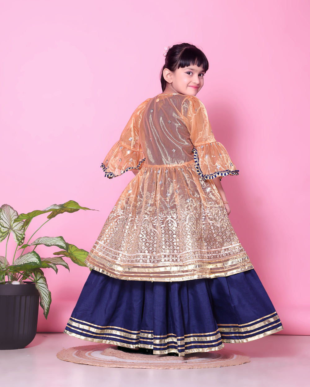 Baby Girls Lehenga Choli Ethnic Wear, Embellished Lehenga Choli