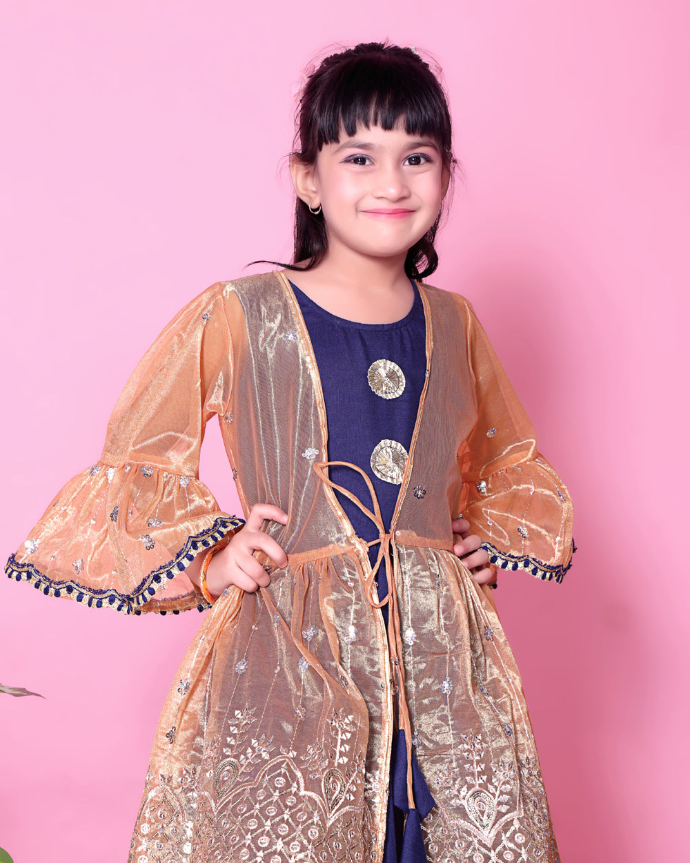 Baby Girls Lehenga Choli Ethnic Wear, Embellished Lehenga Choli