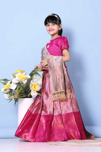 Best Quality Jacquard Lehenga, Choli and Dupatta Set
