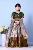 Girls best quality jacquard lehenga choli with dupatta festive ethnic wear