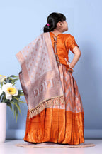Girls Best Quality Jacquard Lehenga Choli with Dupatta – Festive Ethnic Wear