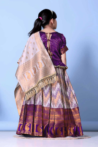 Best Quality Jacquard Lehenga, Choli and Dupatta Set