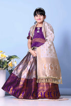 Girls Best Quality Jacquard Lehenga Choli with Dupatta – Festive Ethnic Wear