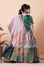 Girls Best Quality Jacquard Lehenga Choli with Dupatta – Festive Ethnic Wear
