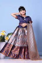 Girls Best Quality Jacquard Lehenga Choli with Dupatta – Festive Ethnic Wear