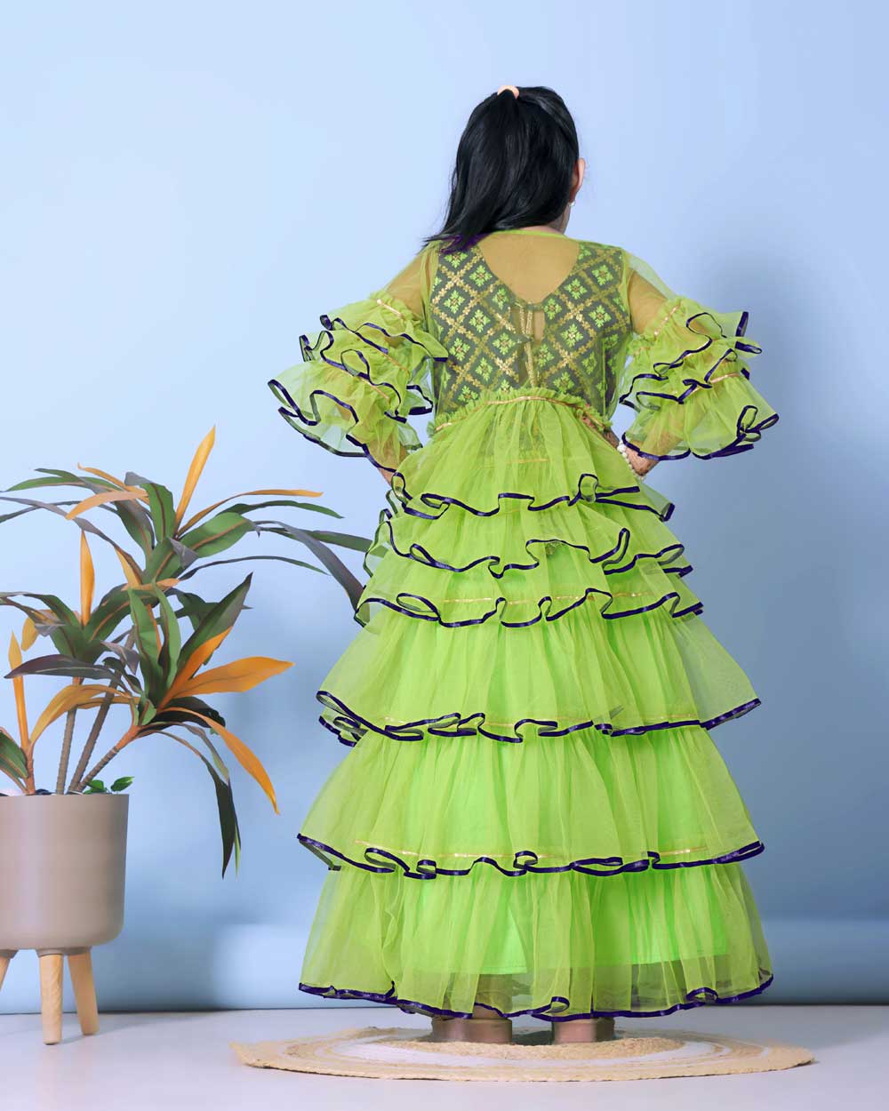 High Demand Lehenga & Crop Top with Jacket Set
