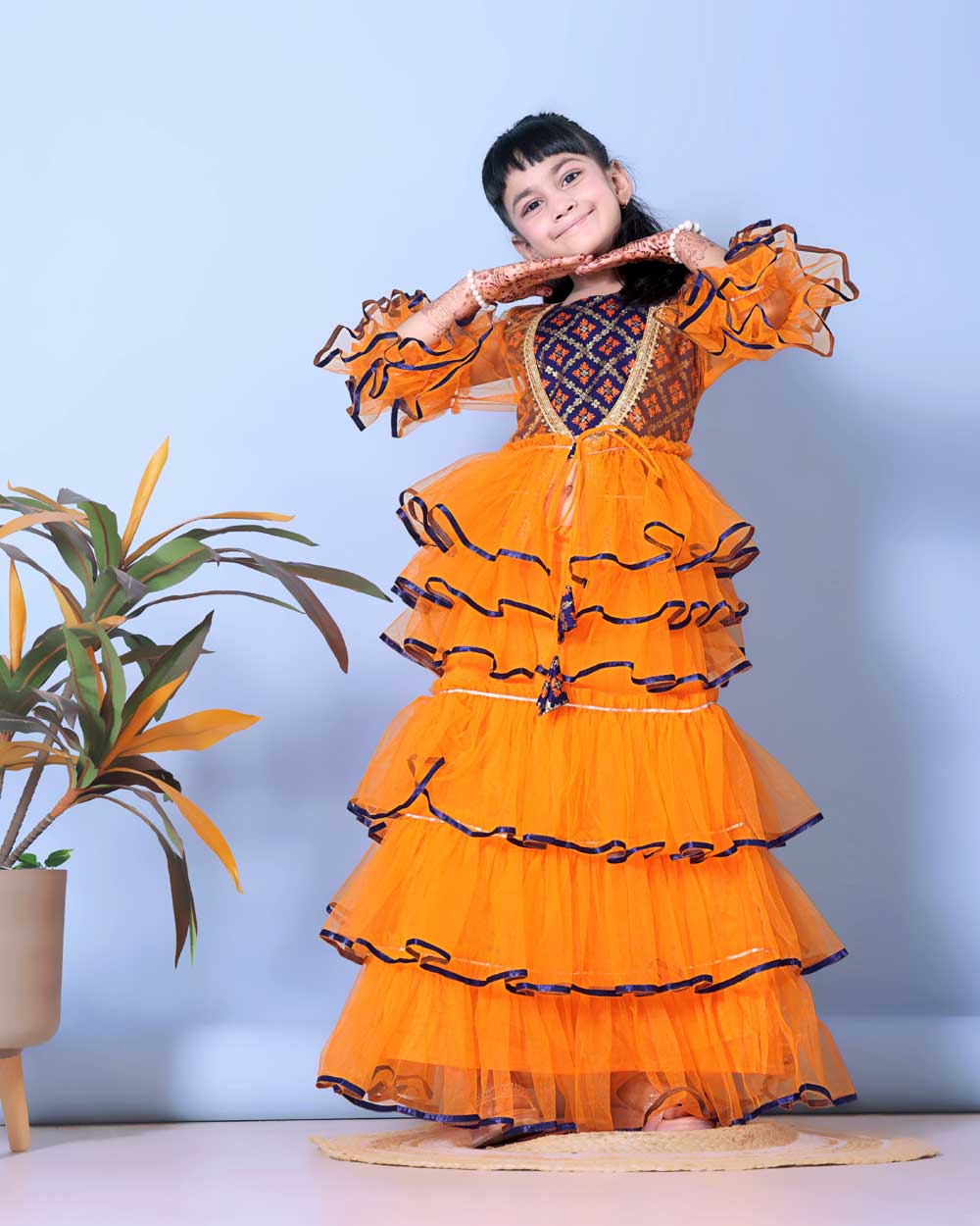 High Demand Lehenga & Crop Top with Jacket Set