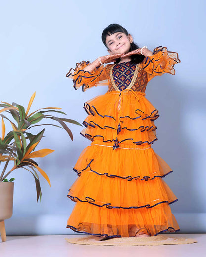 High Demand Lehenga & Crop Top with Jacket Set