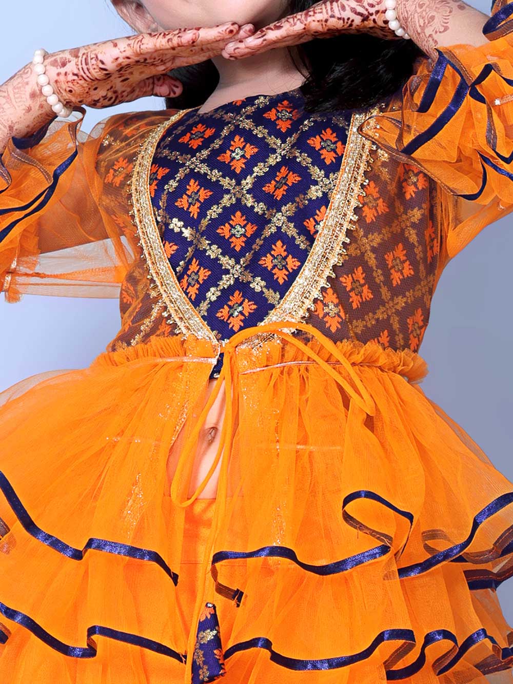 High Demand Lehenga & Crop Top with Jacket Set