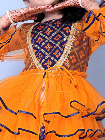 High Demand Lehenga & Crop Top with Jacket Set