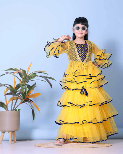 High Demand Lehenga & Crop Top with Jacket Set