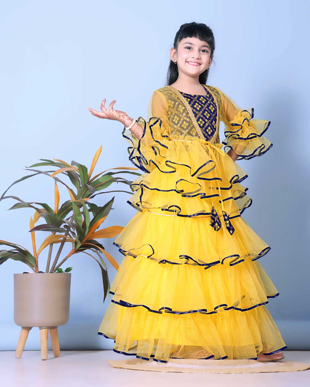 High Demand Lehenga & Crop Top with Jacket Set