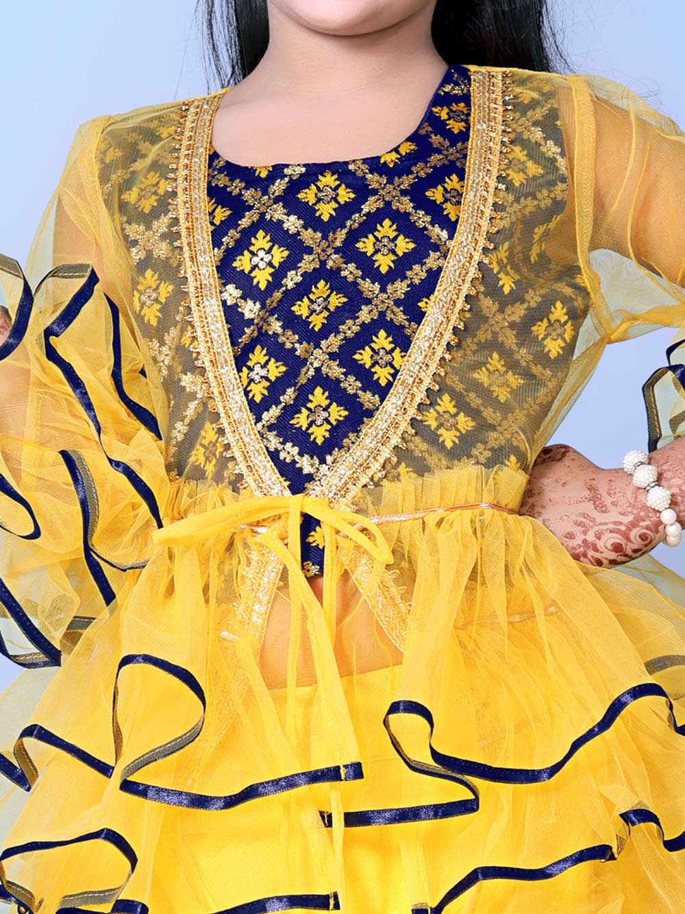 High Demand Lehenga & Crop Top with Jacket Set