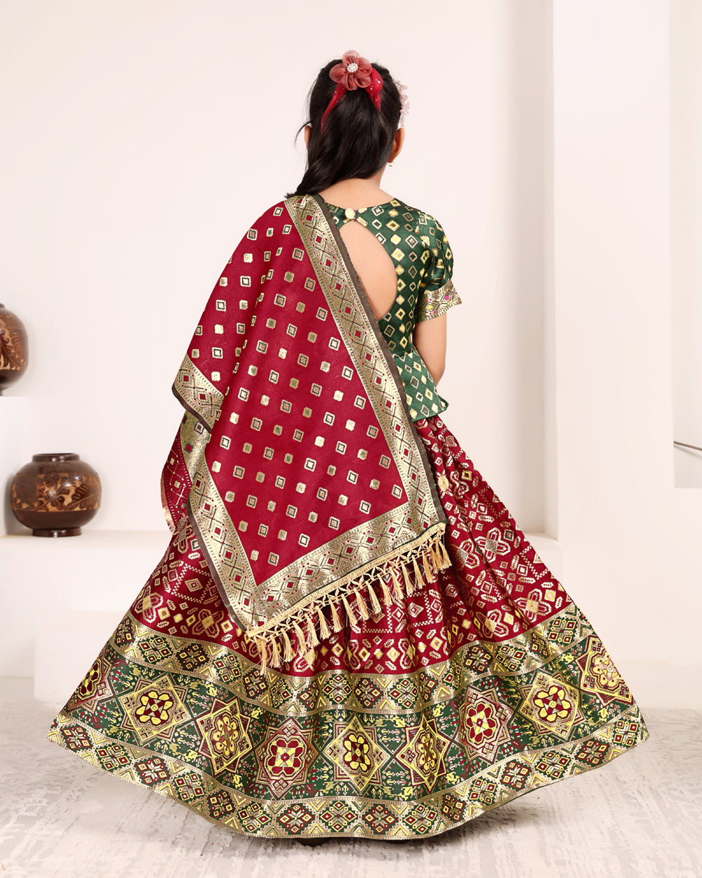 Baby Girls Lehenga Choli Ethnic Wear, Embellished Lehenga Choli