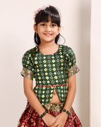 Baby Girls Lehenga Choli Ethnic Wear, Embellished Lehenga Choli