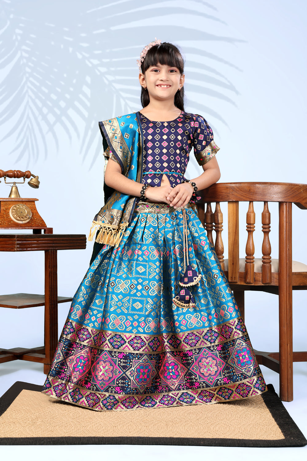 Baby Girls Lehenga Choli Ethnic Wear, Embellished Lehenga Choli