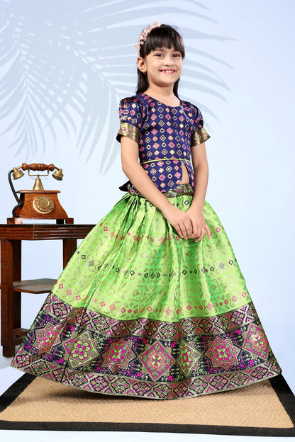 Baby Girls Lehenga Choli Ethnic Wear, Embellished Lehenga Choli