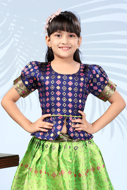 Baby Girls Lehenga Choli Ethnic Wear, Embellished Lehenga Choli