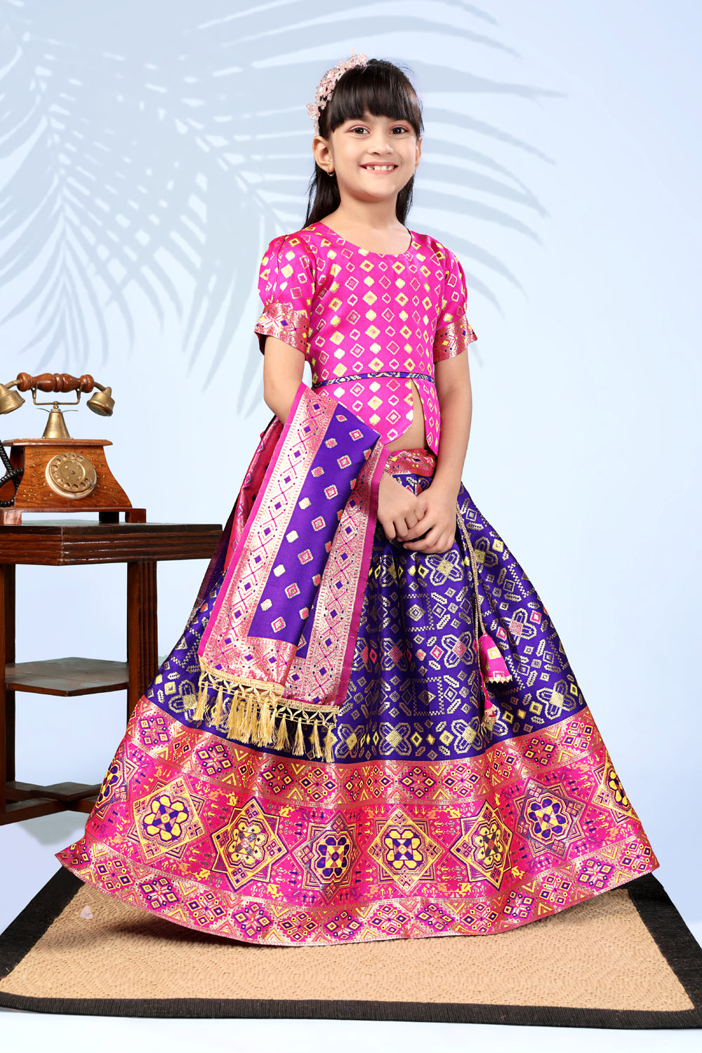 Baby Girls Lehenga Choli Ethnic Wear, Embellished Lehenga Choli