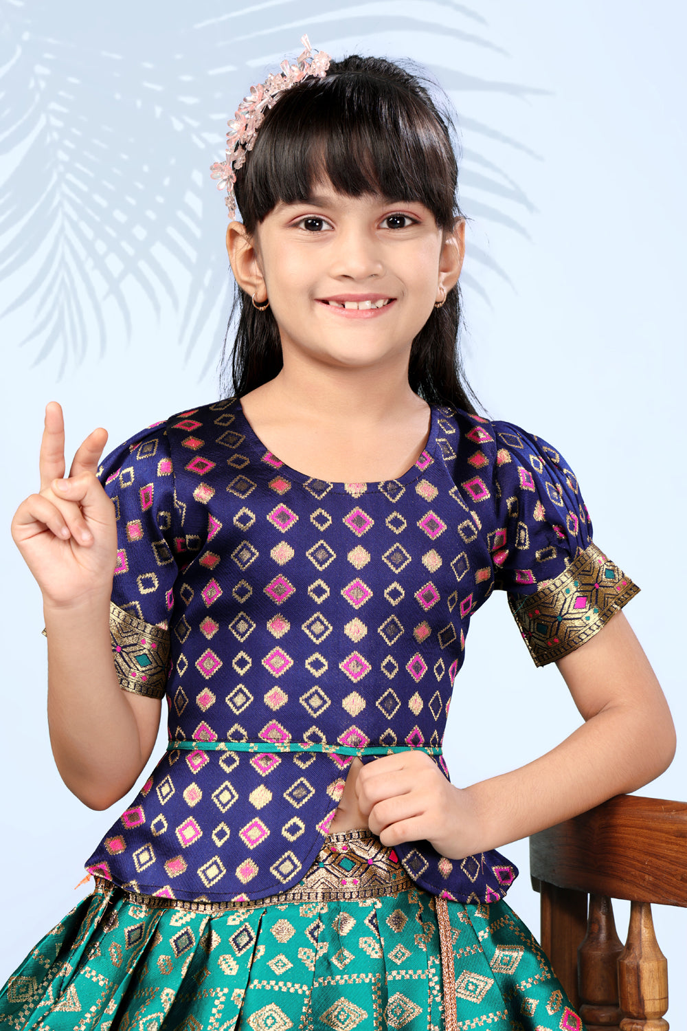 Baby Girls Lehenga Choli Ethnic Wear, Embellished Lehenga Choli