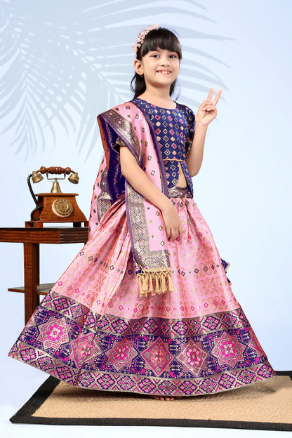 Baby Girls Lehenga Choli Ethnic Wear, Embellished Lehenga Choli