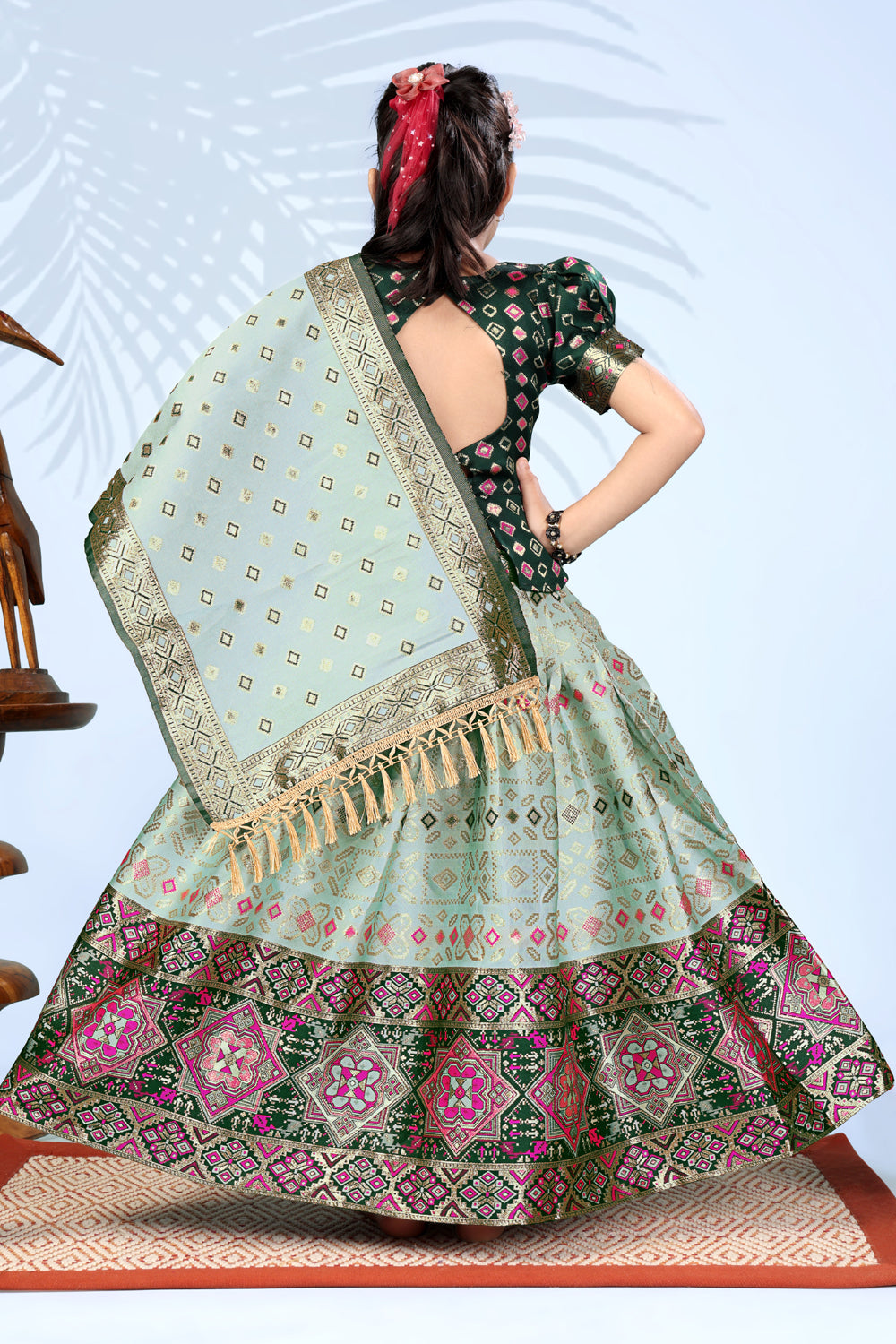 Baby Girls Lehenga Choli Ethnic Wear, Embellished Lehenga Choli
