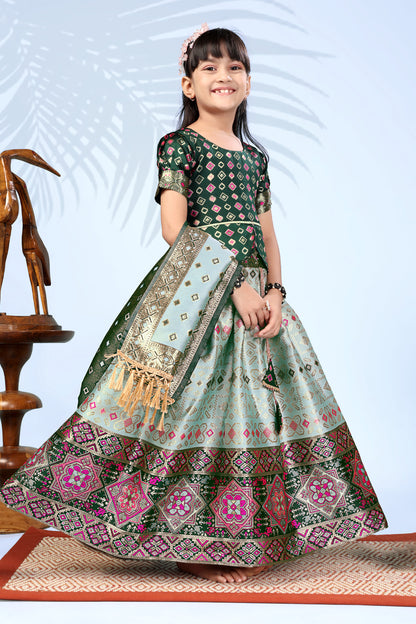 Baby Girls Lehenga Choli Ethnic Wear, Embellished Lehenga Choli