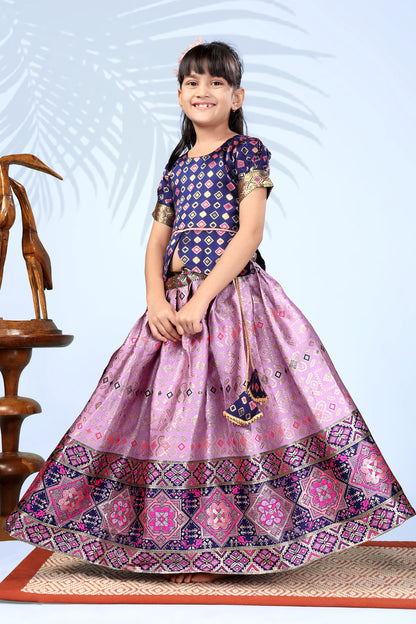 Baby Girls Lehenga Choli Ethnic Wear, Embellished Lehenga Choli