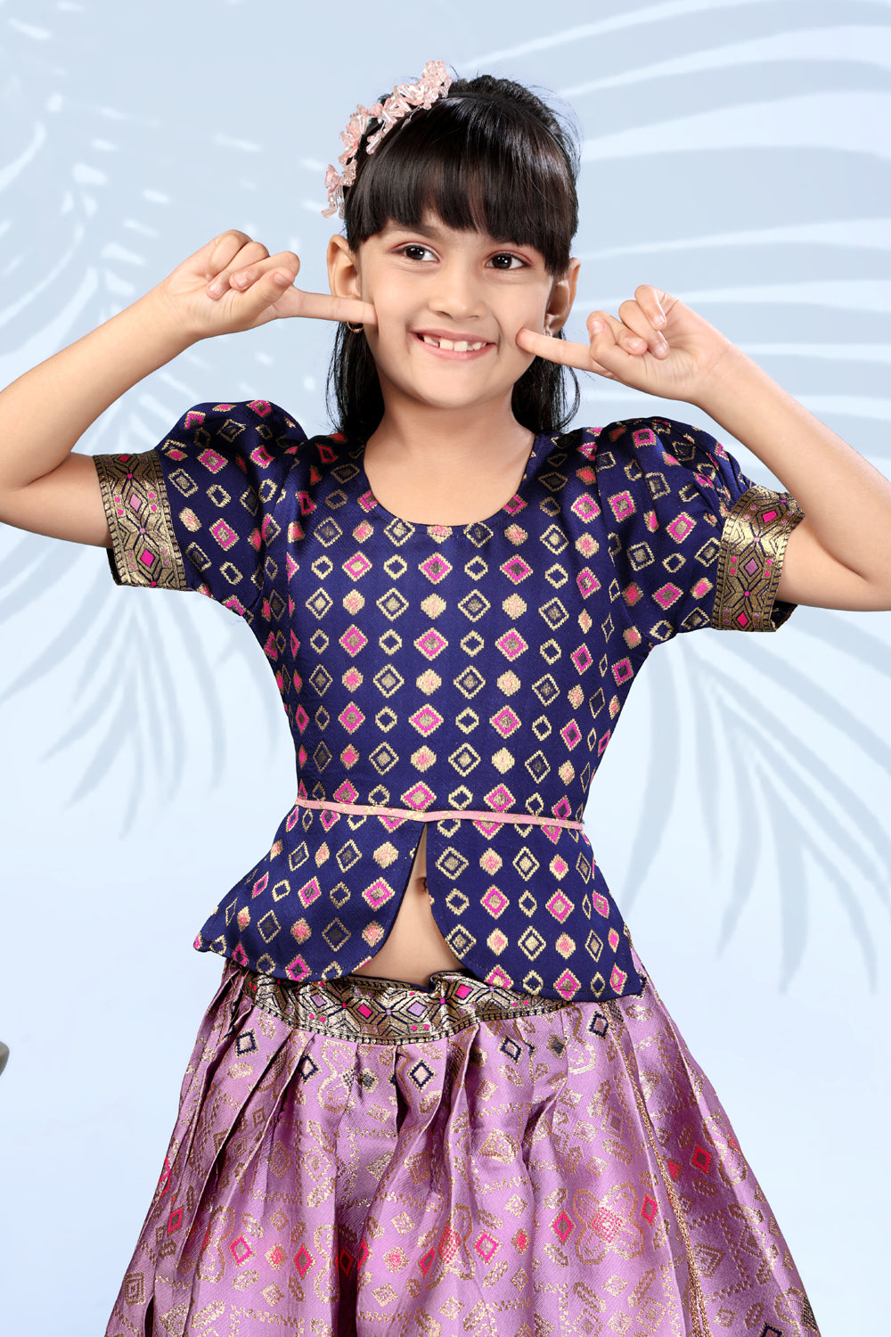 Baby Girls Lehenga Choli Ethnic Wear, Embellished Lehenga Choli