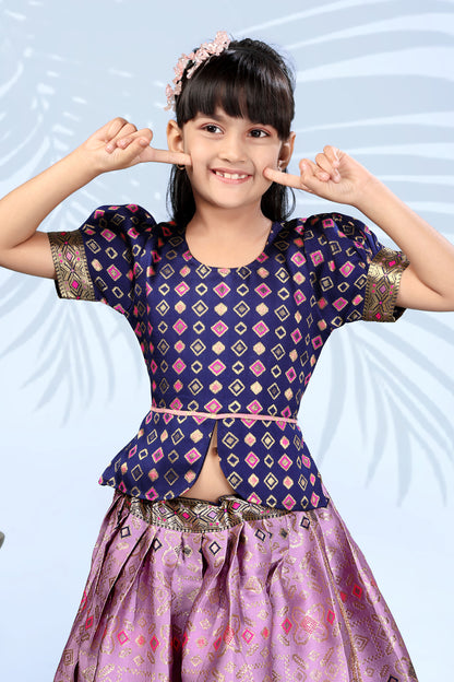 Baby Girls Lehenga Choli Ethnic Wear, Embellished Lehenga Choli