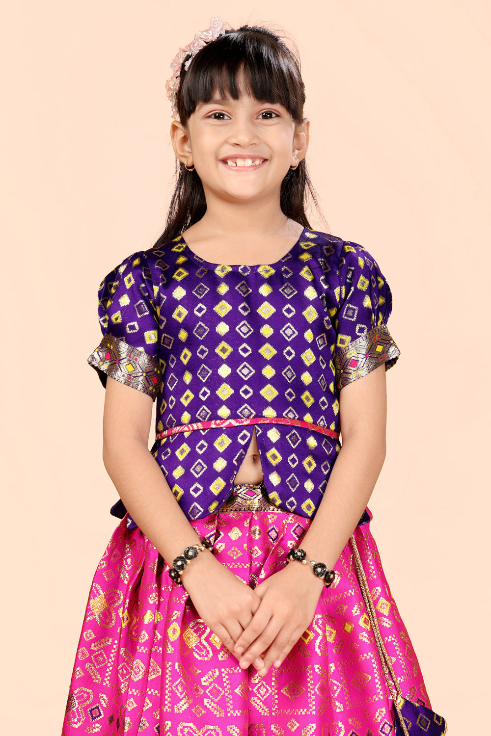 Baby Girls Lehenga Choli Ethnic Wear, Embellished Lehenga Choli