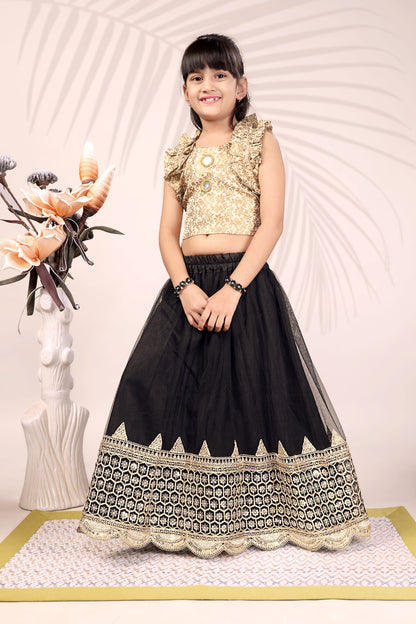 Baby Girls Lehenga Choli Ethnic Wear, Embellished Lehenga Choli