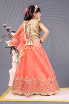 Baby Girls Lehenga Choli Ethnic Wear, Embellished Lehenga Choli