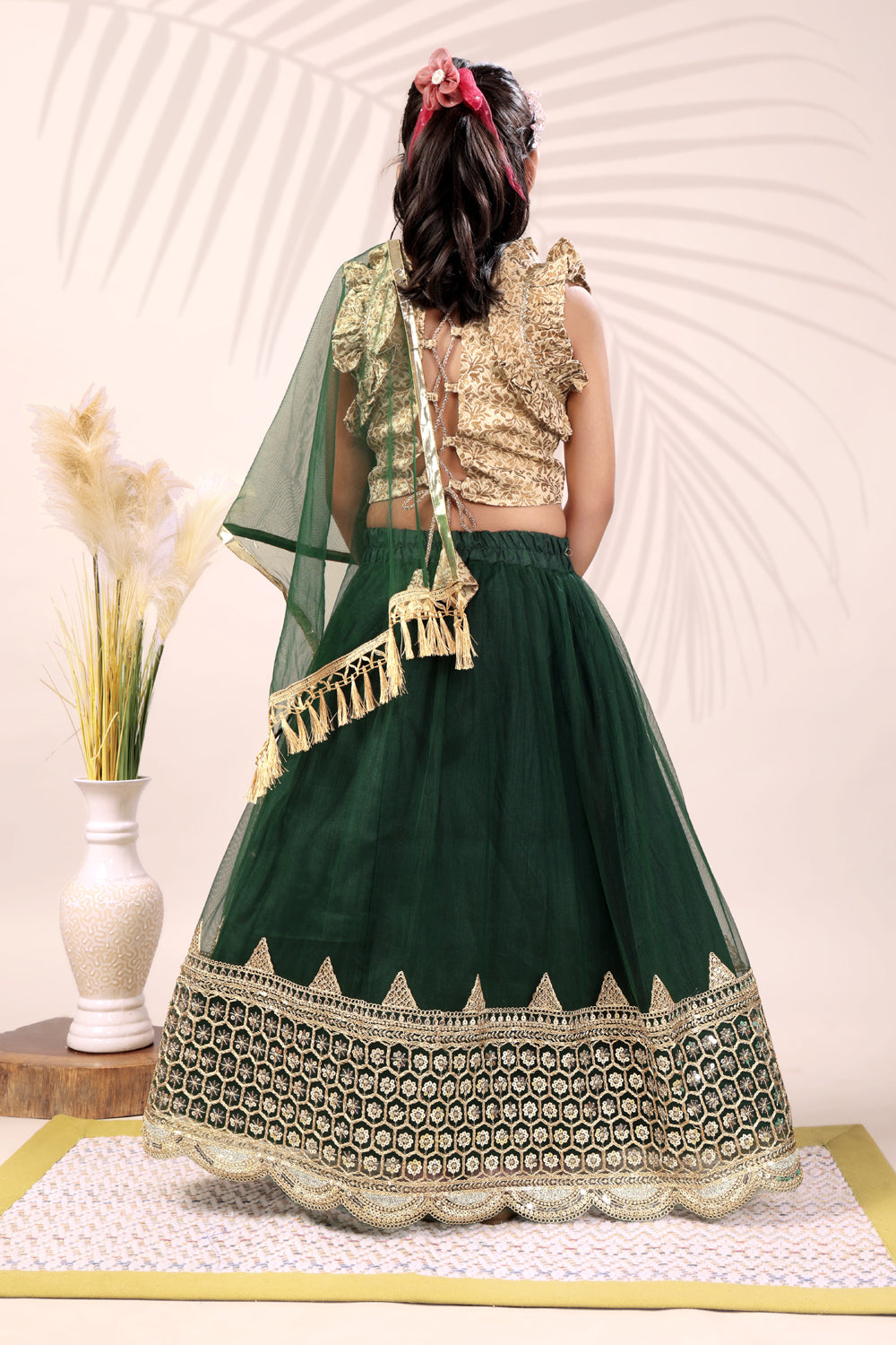 Baby Girls Lehenga Choli Ethnic Wear, Embellished Lehenga Choli
