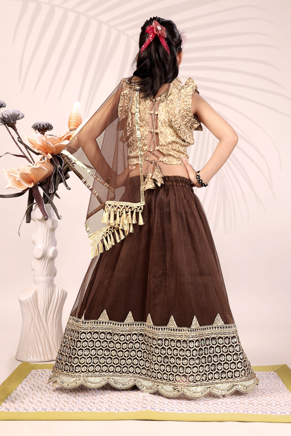 Baby Girls Lehenga Choli Ethnic Wear, Embellished Lehenga Choli