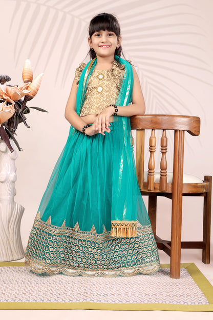 Baby Girls Lehenga Choli Ethnic Wear, Embellished Lehenga Choli