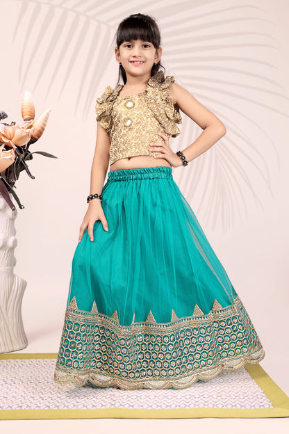 Baby Girls Lehenga Choli Ethnic Wear, Embellished Lehenga Choli