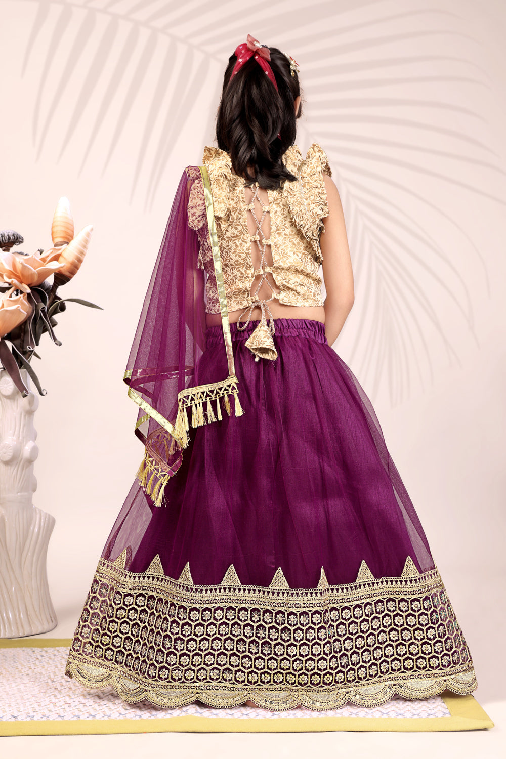 Baby Girls Lehenga Choli Ethnic Wear, Embellished Lehenga Choli