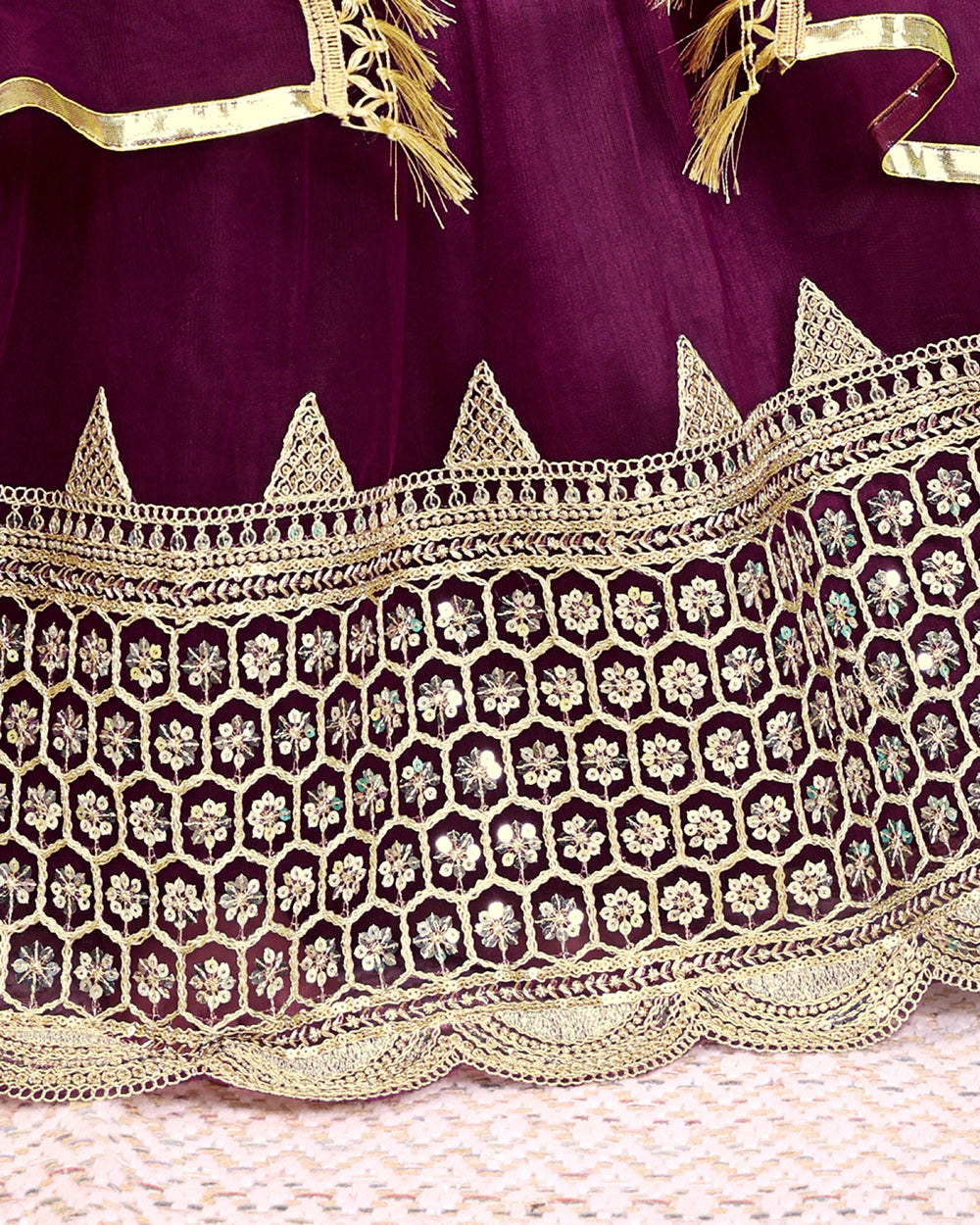 Baby Girls Lehenga Choli Ethnic Wear, Embellished Lehenga Choli