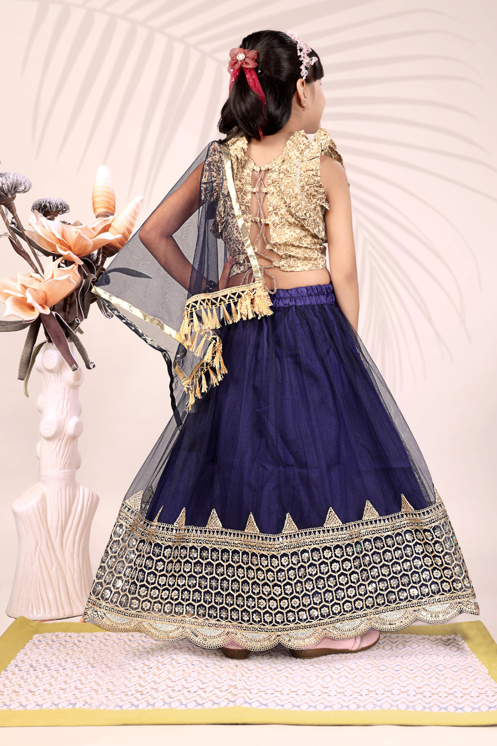 Baby Girls Lehenga Choli Ethnic Wear, Embellished Lehenga Choli