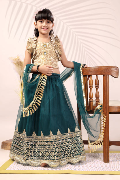 Baby Girls Lehenga Choli Ethnic Wear, Embellished Lehenga Choli